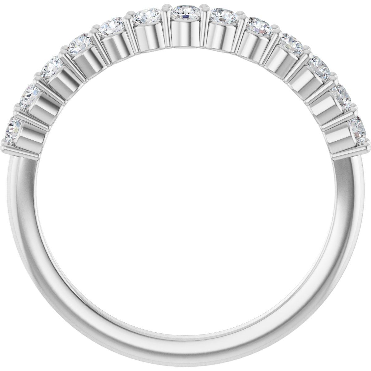 Claw-Prong Solitaire Engagement Ring or Band
