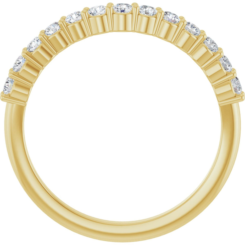 Claw-Prong Solitaire Engagement Ring or Band