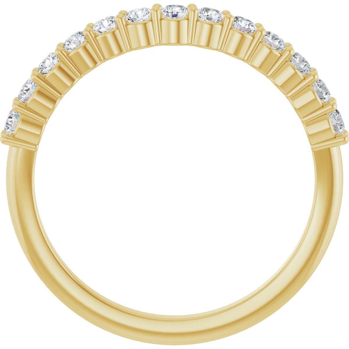 Claw-Prong Solitaire Engagement Ring or Band