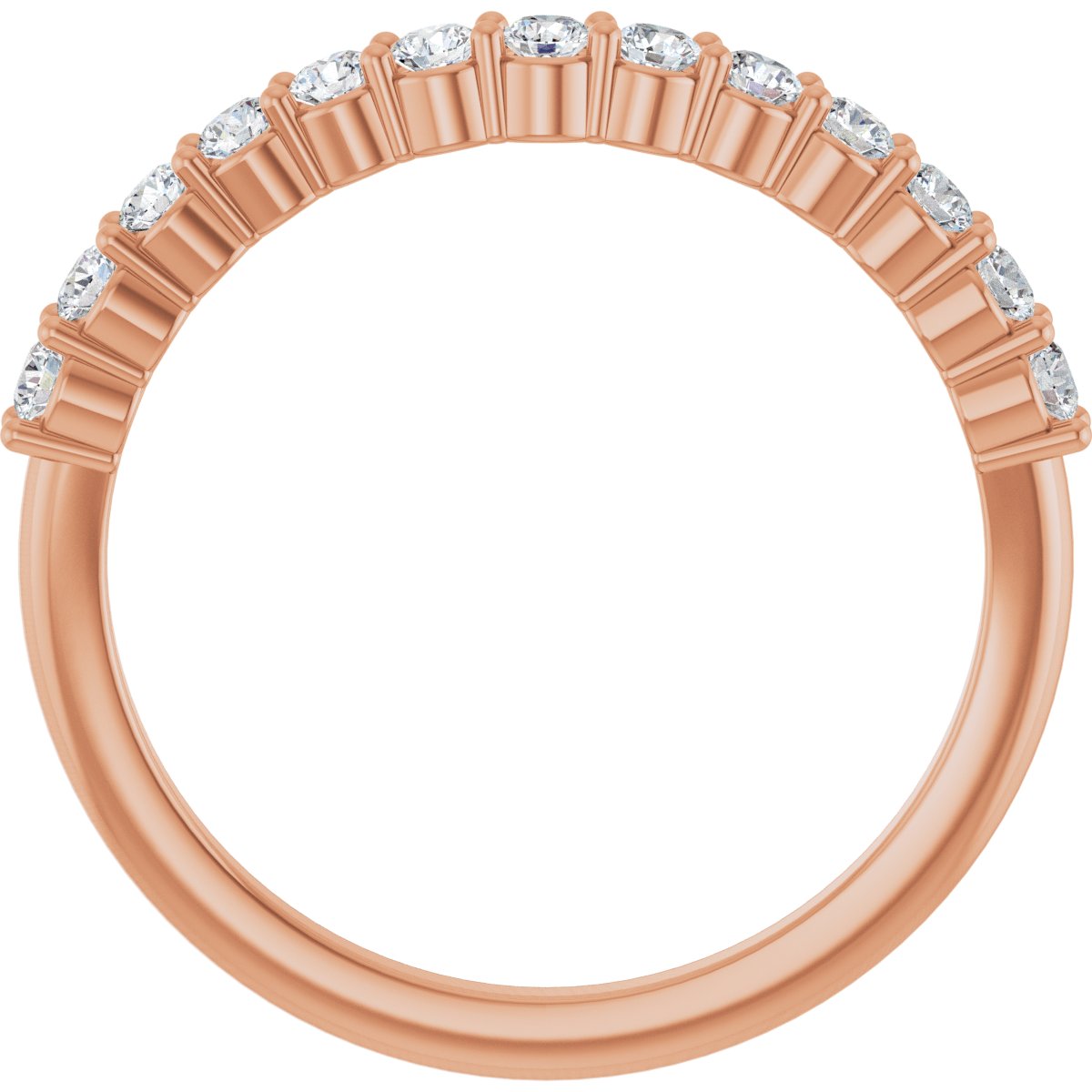 Claw-Prong Solitaire Engagement Ring or Band