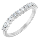 Claw-Prong Solitaire Engagement Ring or Band
