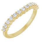 Claw-Prong Solitaire Engagement Ring or Band