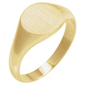 Round Signet Ring