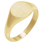 Round Signet Ring