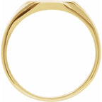 Round Signet Ring