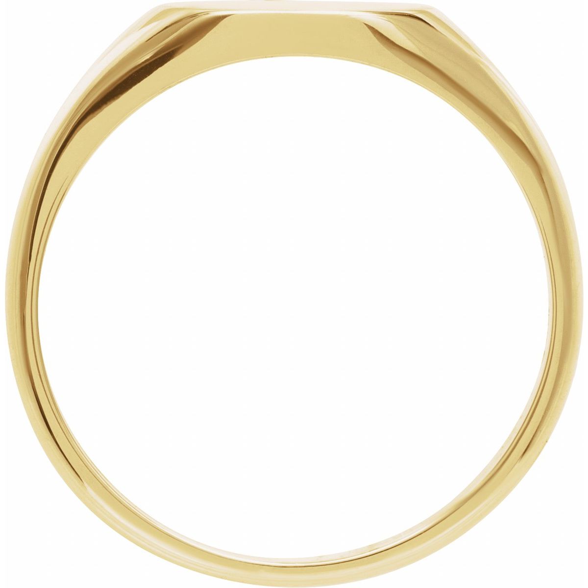 Round Signet Ring