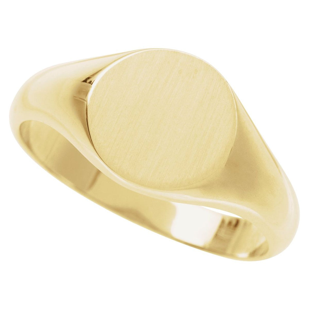 Round Signet Ring