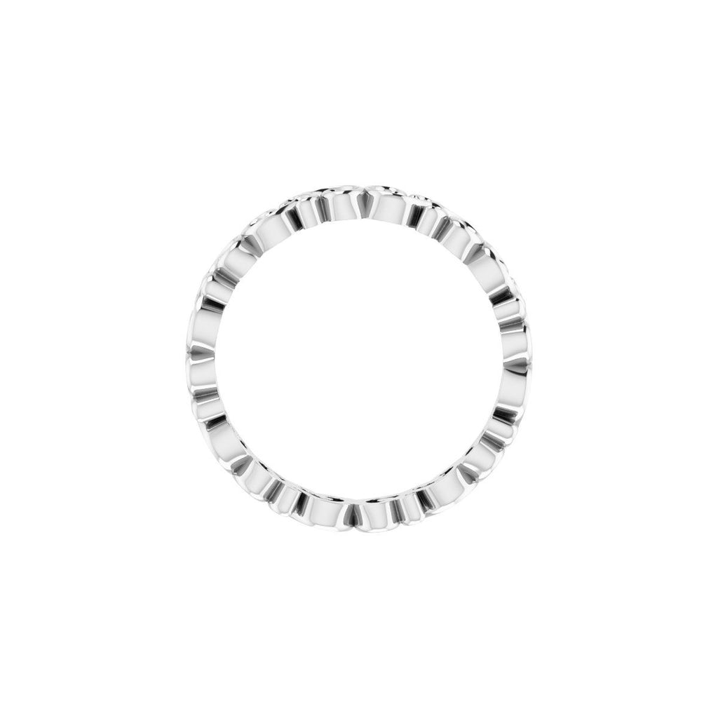 Open Scroll Pattern Band
