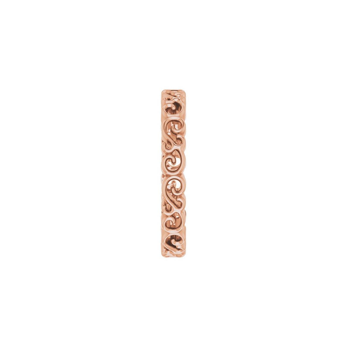 Open Scroll Pattern Band
