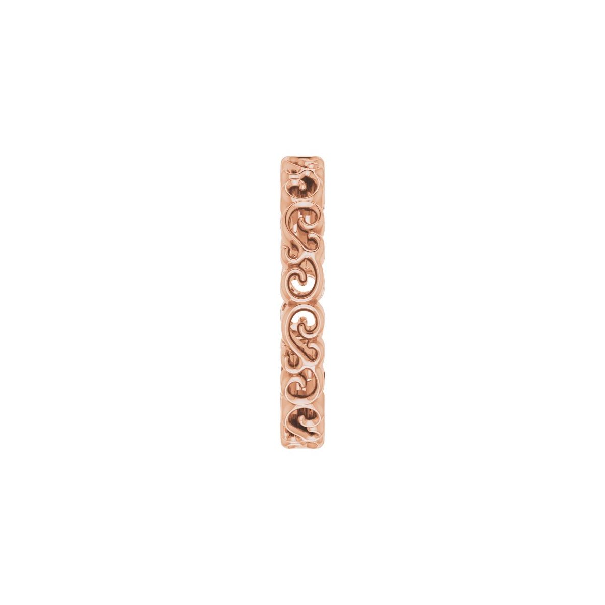 Open Scroll Pattern Band