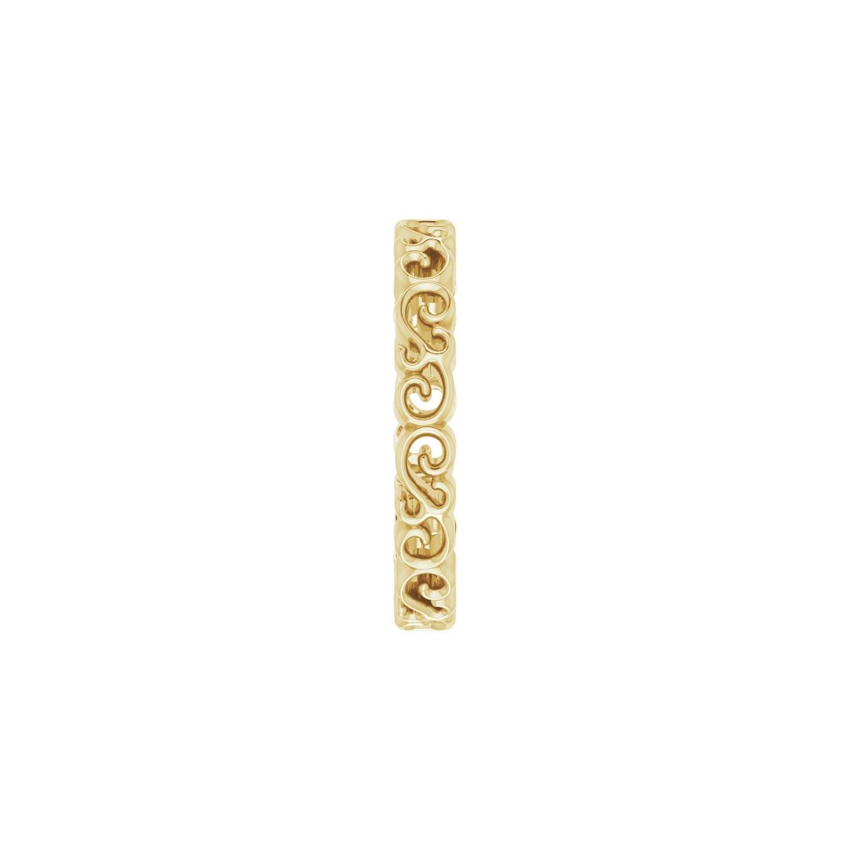 Open Scroll Pattern Band