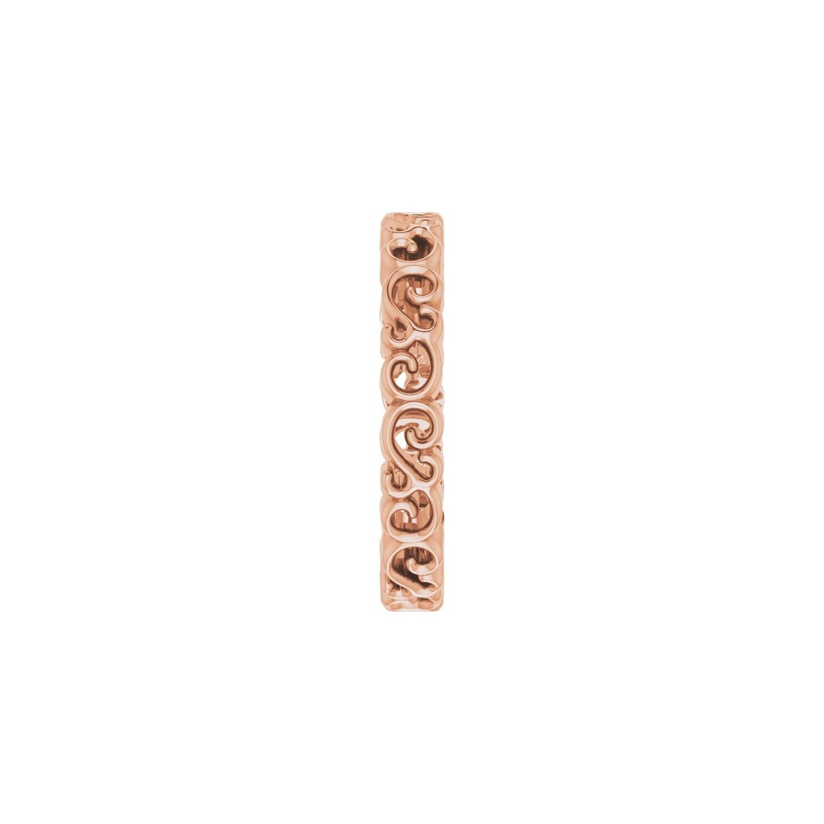 Open Scroll Pattern Band