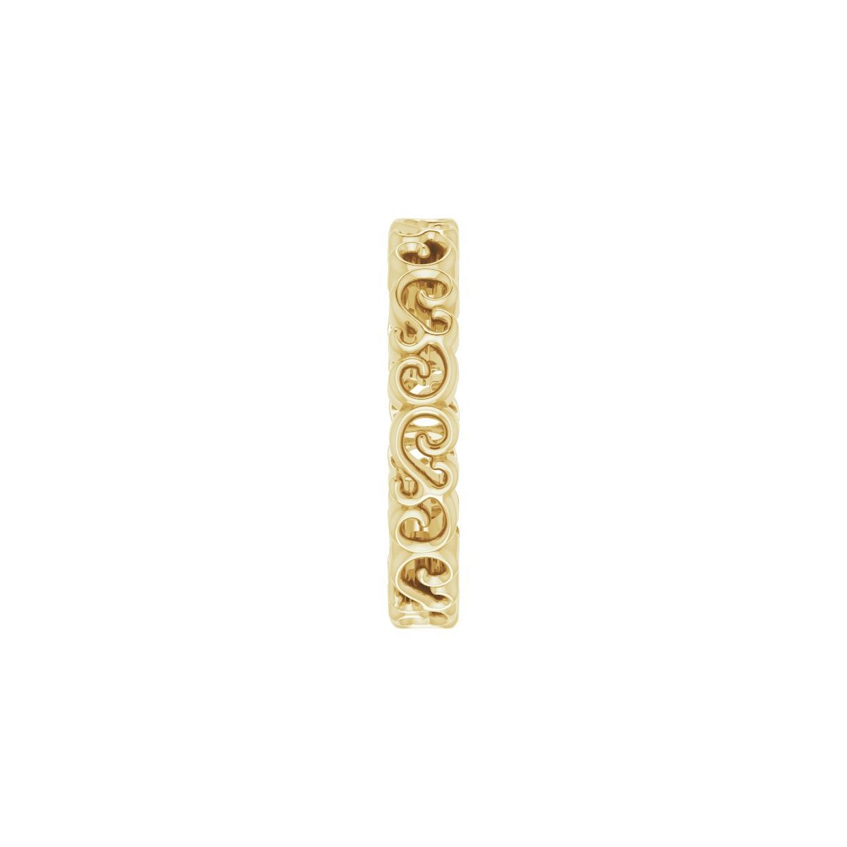 Open Scroll Pattern Band