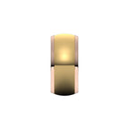 Stepped Beveled-Edge Inlay Half Round Band