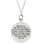Comfort Wear Jewelry™ Loss of a Spouse Necklace