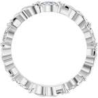 Floral Eternity Band