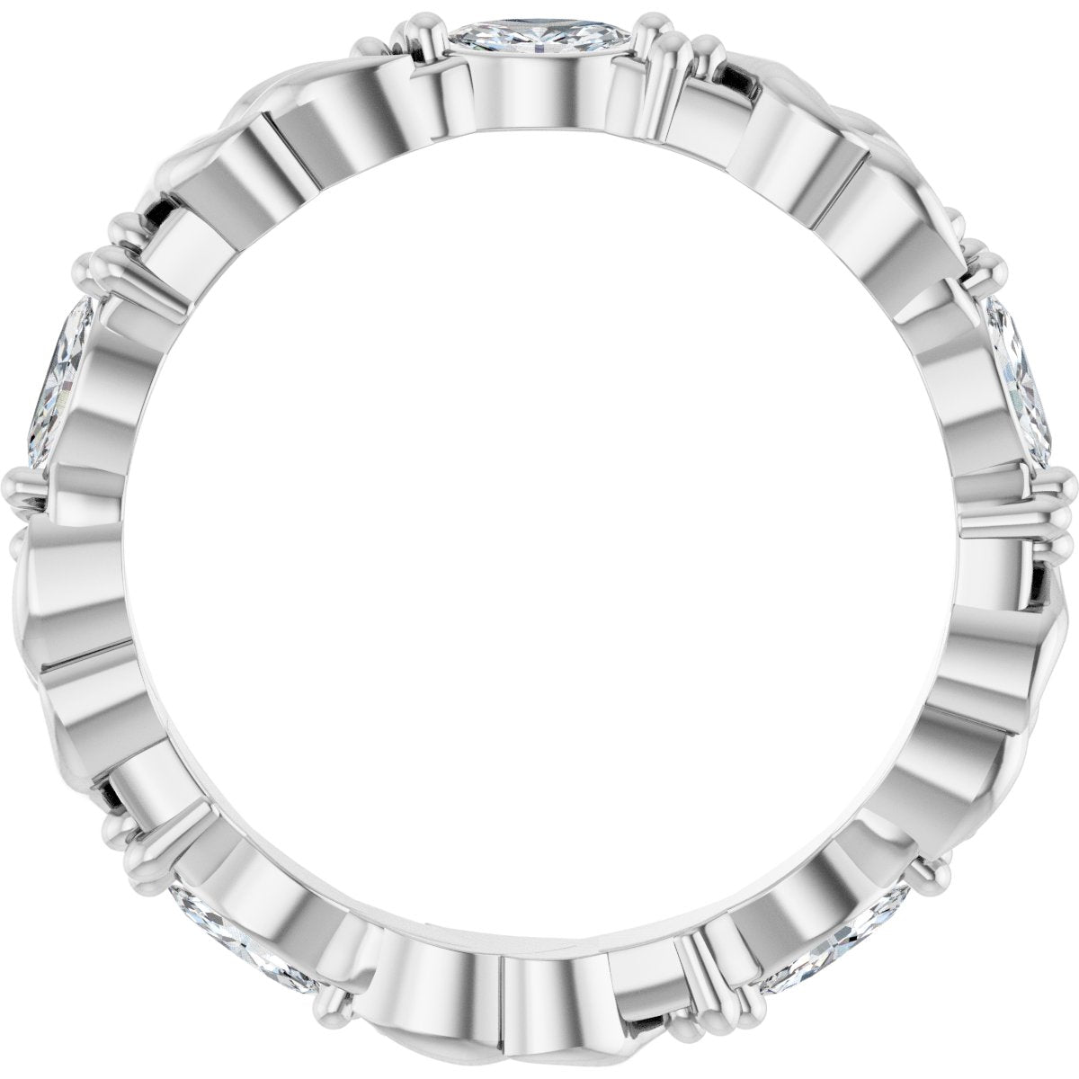 Floral Eternity Band