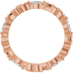 Floral Eternity Band