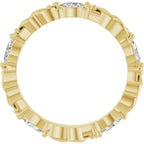 Floral Eternity Band