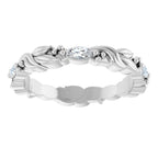 Floral Eternity Band