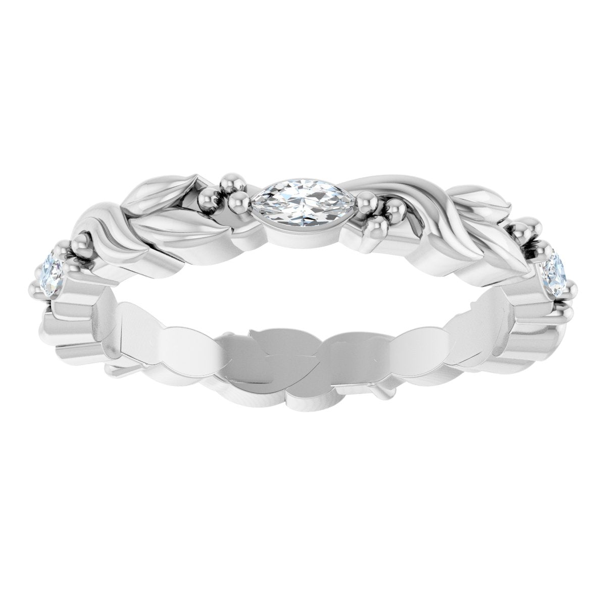 Floral Eternity Band
