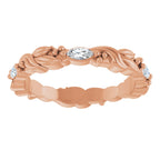 Floral Eternity Band