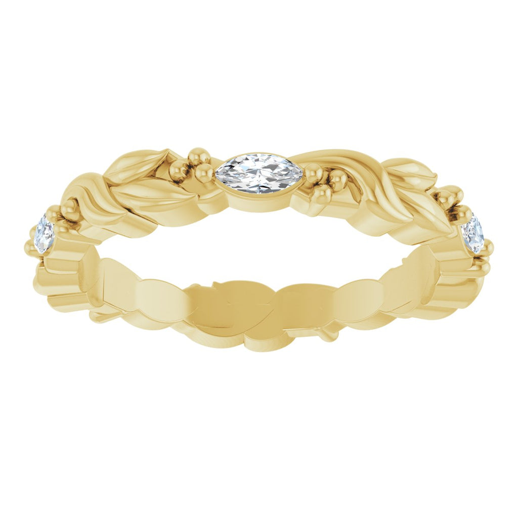 Floral Eternity Band