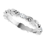 Floral Eternity Band