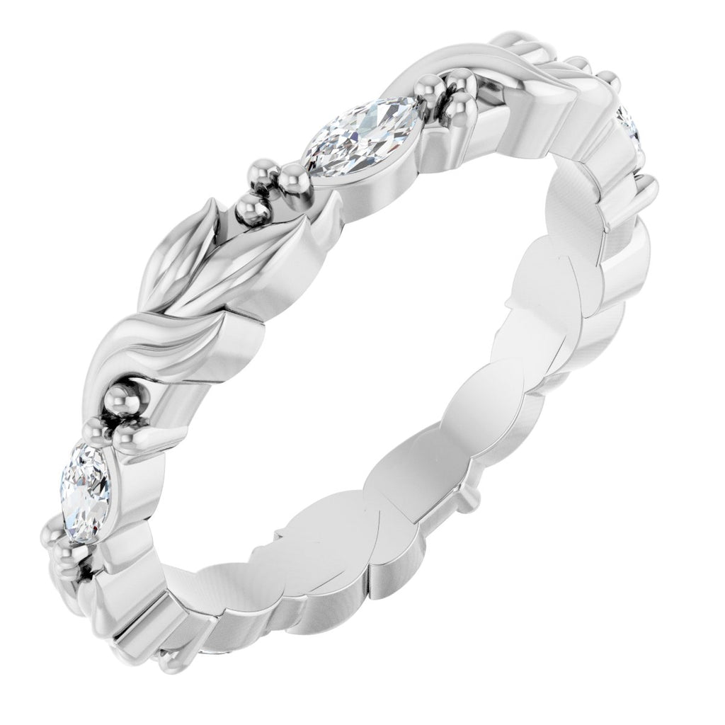 Floral Eternity Band