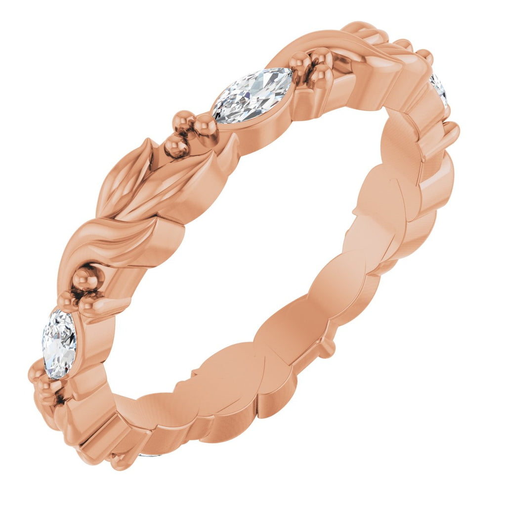 Floral Eternity Band