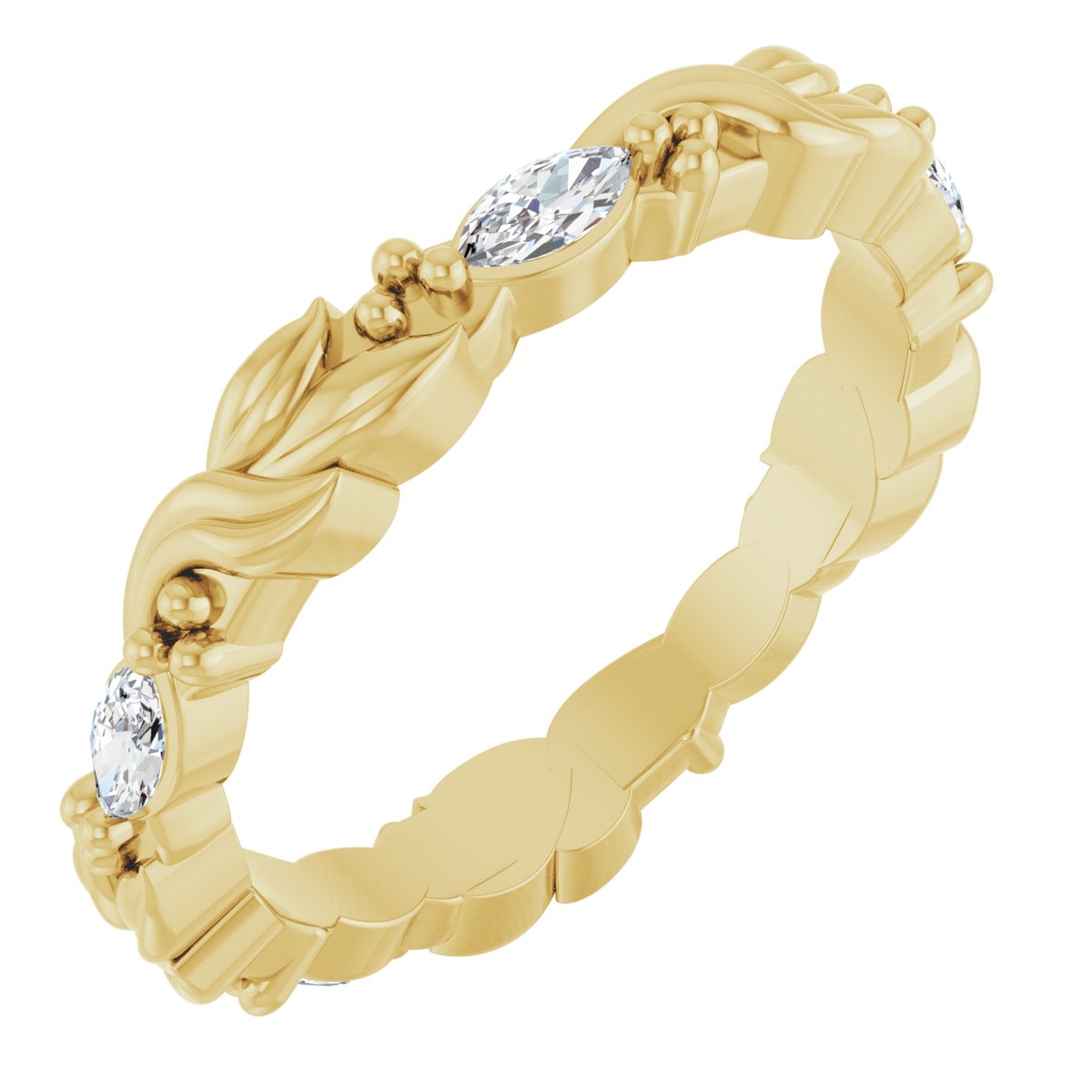 Floral Eternity Band