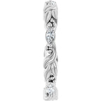 Floral Eternity Band