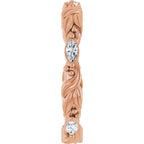 Floral Eternity Band