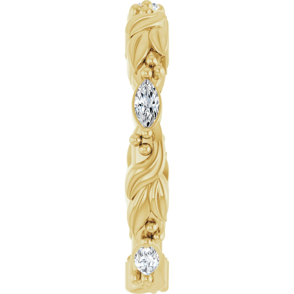 Floral Eternity Band