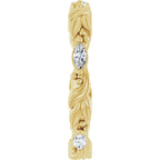 Floral Eternity Band