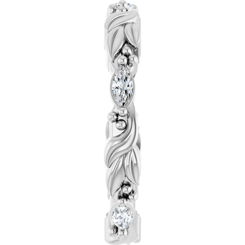 Floral Eternity Band