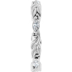 Floral Eternity Band