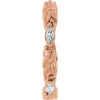 Floral Eternity Band