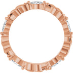Floral Eternity Band