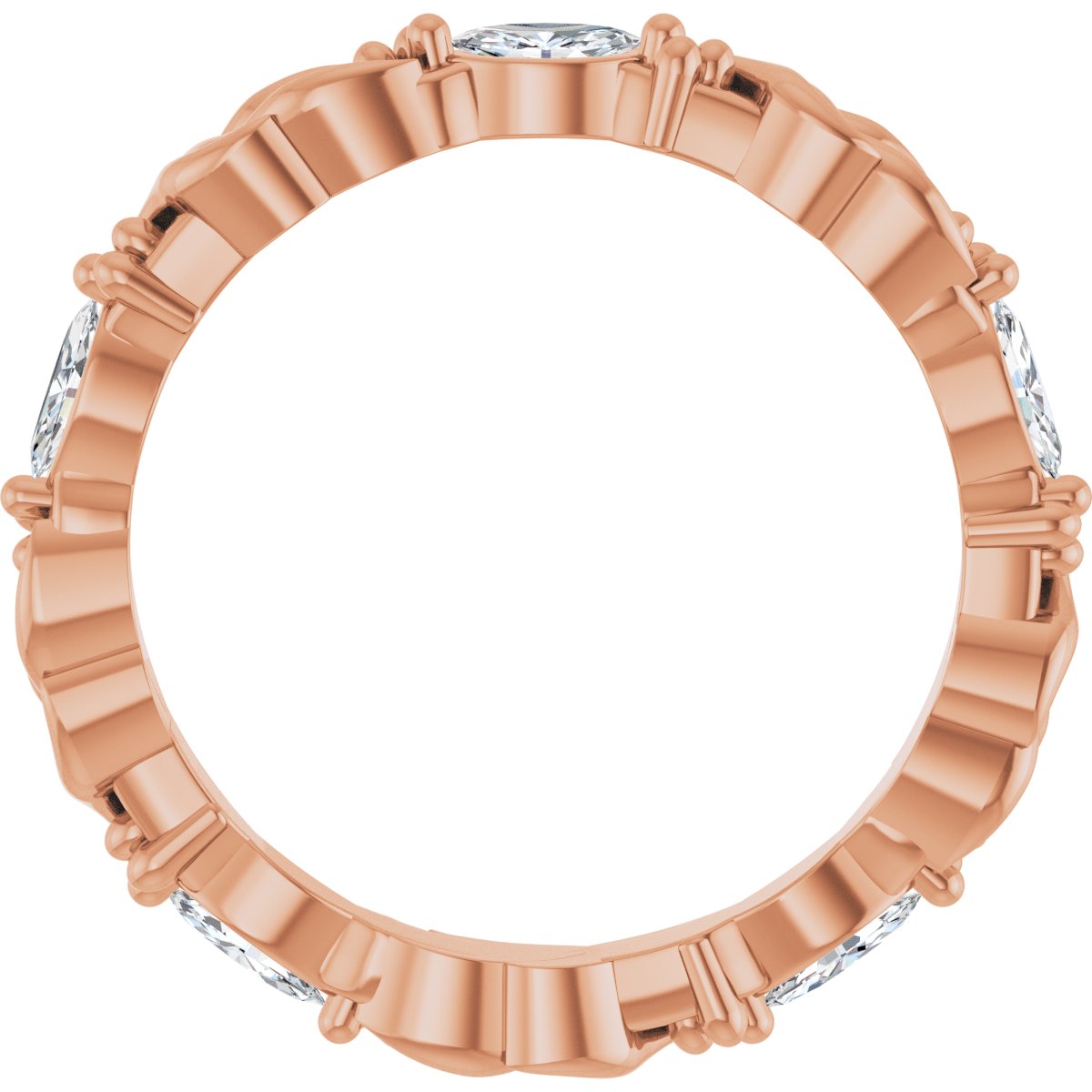 Floral Eternity Band