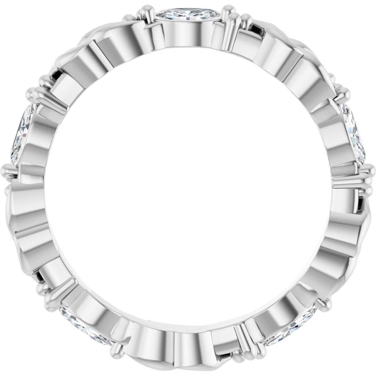 Floral Eternity Band