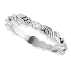 Floral Eternity Band
