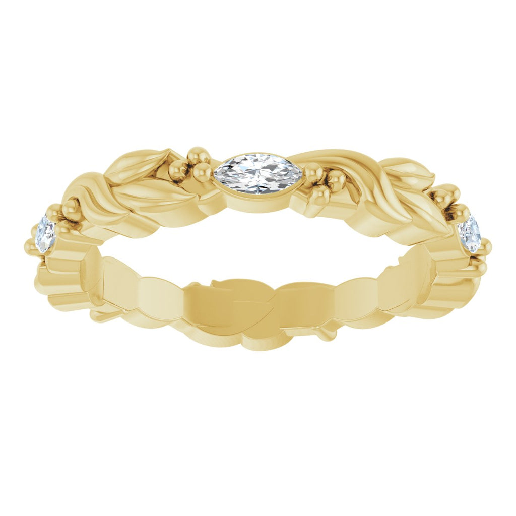 Floral Eternity Band