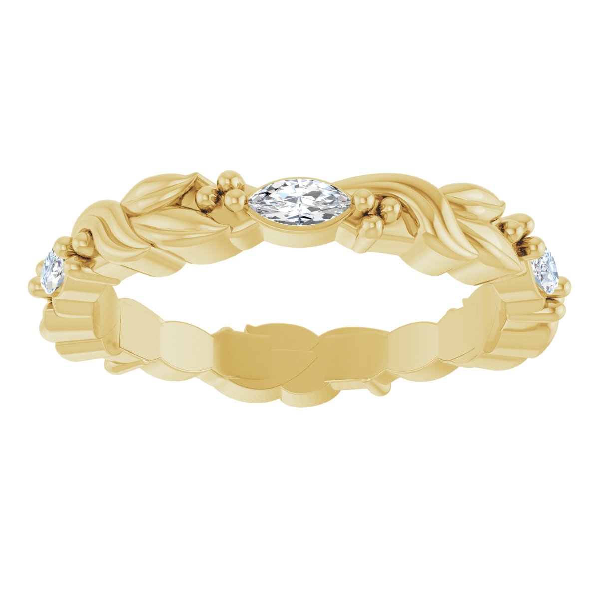 Floral Eternity Band