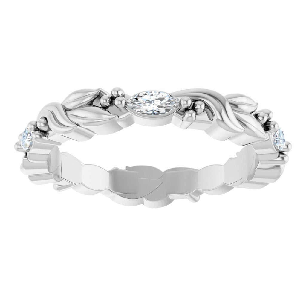 Floral Eternity Band