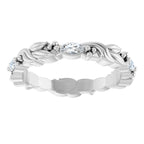 Floral Eternity Band