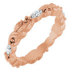 Floral Eternity Band