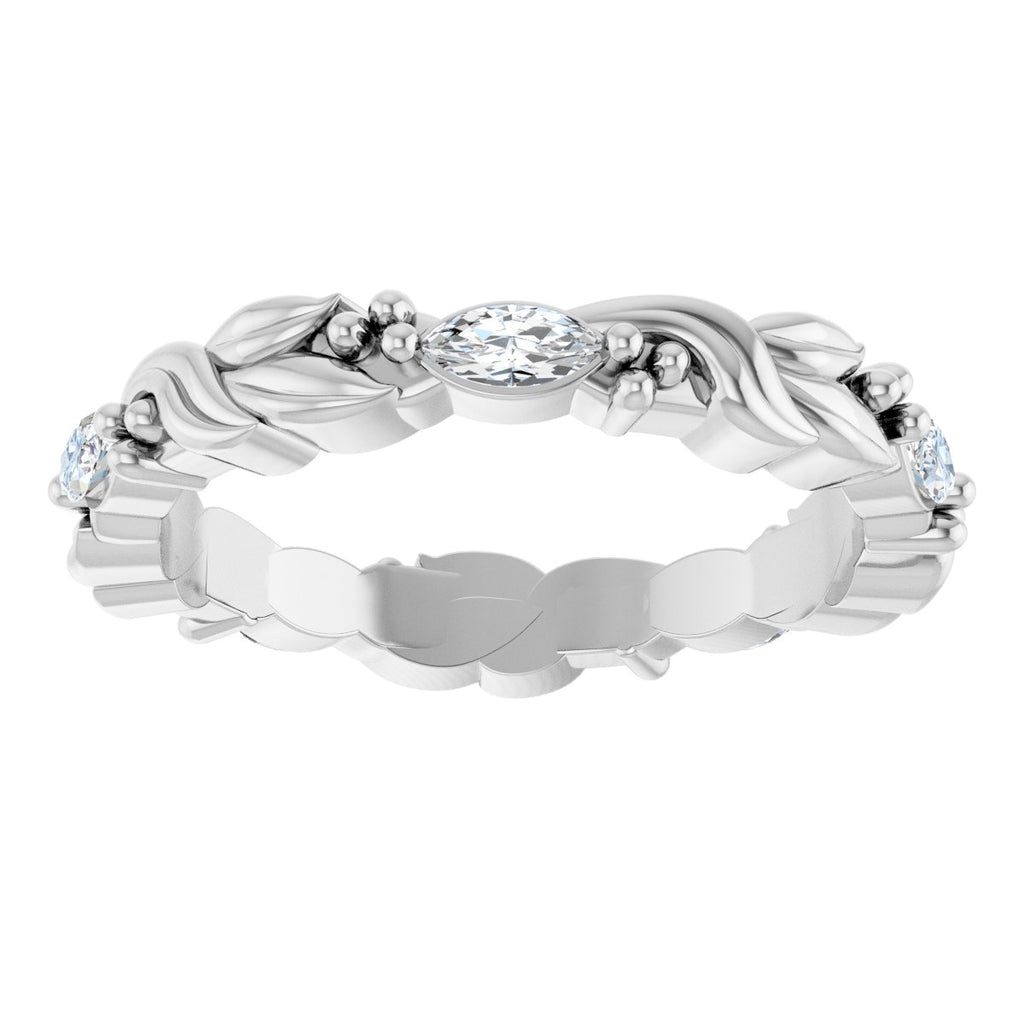 Floral Eternity Band