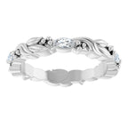 Floral Eternity Band