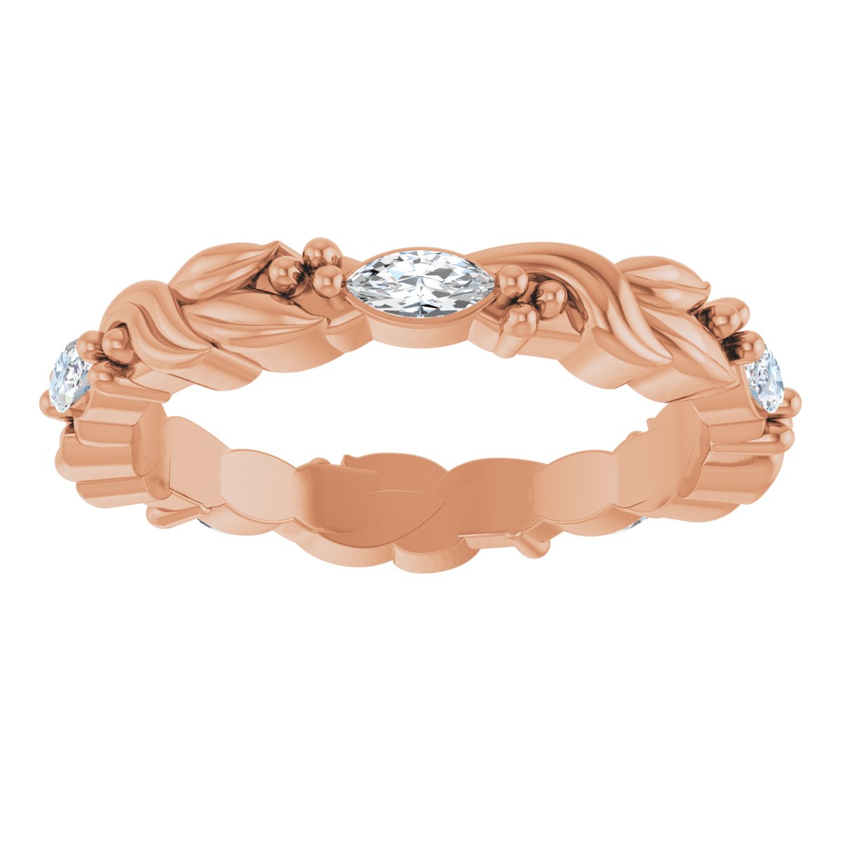 Floral Eternity Band